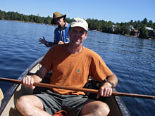 空はいつも綺麗、アディロンダックの湖で