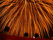 ��̗l�q�B�Ƃ��Ă��S�����������ԉ΁B