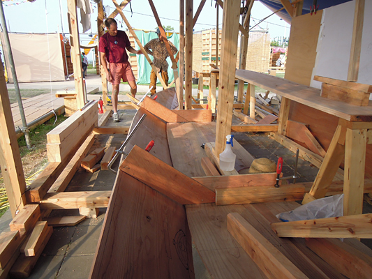 カジキの取り付け