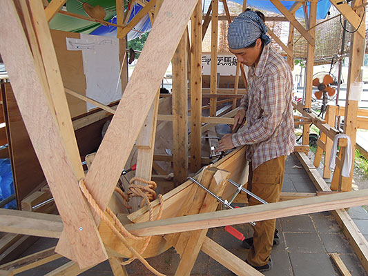 ウワダナを合わせる作業