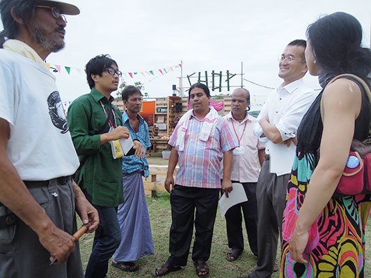 進水式の打ち合わせ