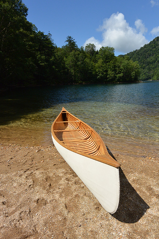  Wood & Canvas Canoe