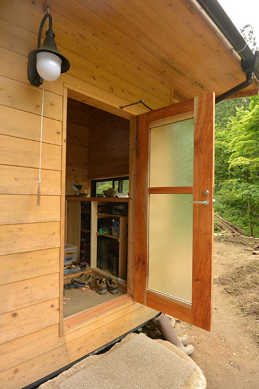 やっと完成、玄関ドア