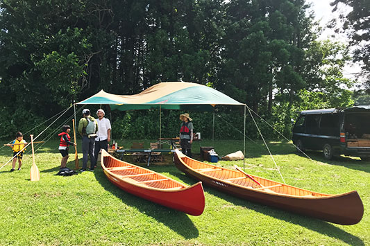 Wood & Canvas Canoe�����ԂƋC����������