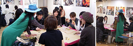 ���[�N�V���b�v�̗l�q